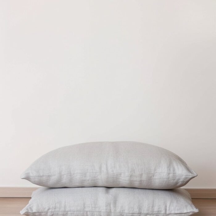Zestaw 2 lnianych poszewek na poduszki – Sky