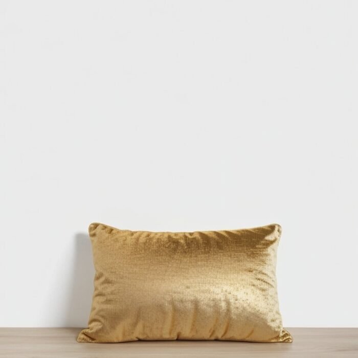 Poszewka na poduszkę prostokątna Talik Velvet - brązowa