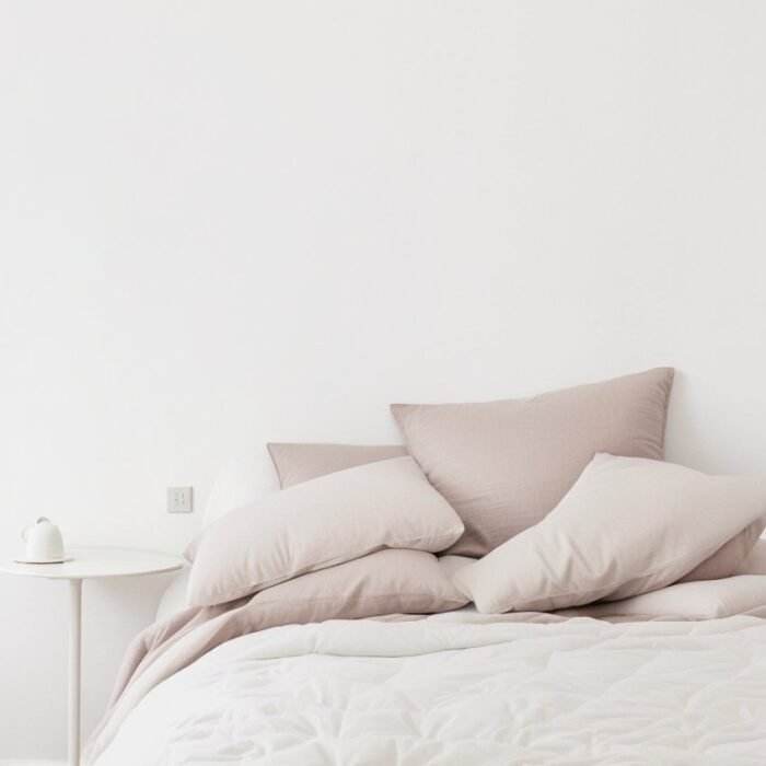 Komplet poszewek na kołdrę lnianą - kolor dymno-szary