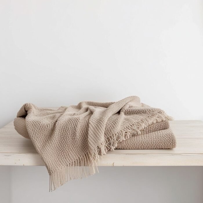 Ręcznik kąpielowy z czystego lnu – naturalny