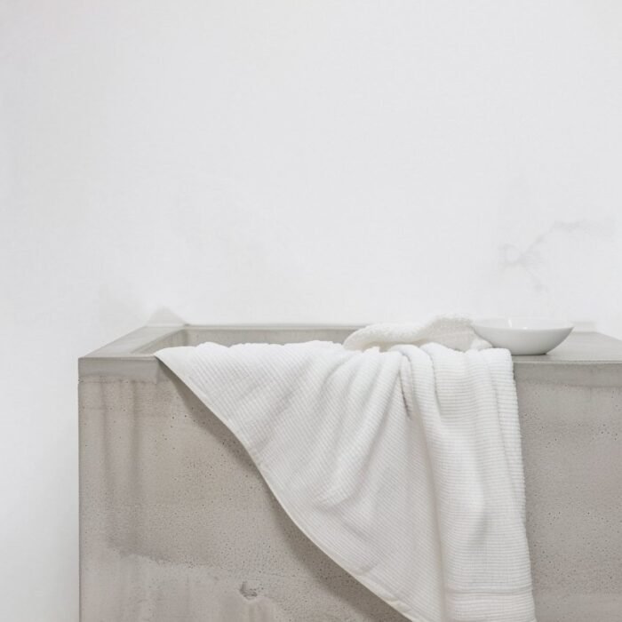 Serwetki lniane - paski paprociowe