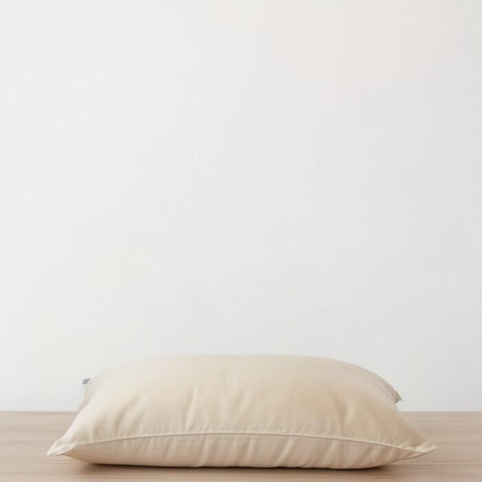 Poszewka na poduszkę z jedwabiu lnianego – naturalna