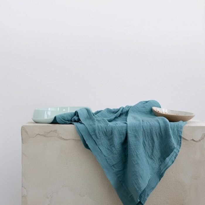 Serwetki lniane - Bluestone