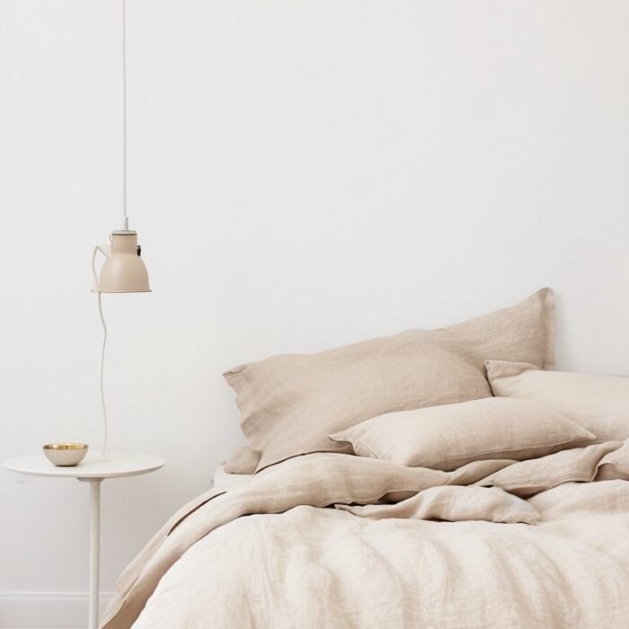 Komplet poszewek na kołdrę lnianą - naturalny