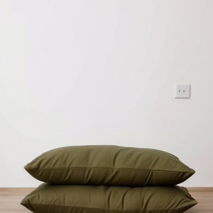 Zestaw 2 lnianych poszewek na poduszki – Las
